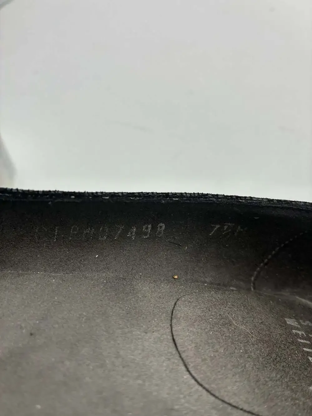 Stuart Weitzman Black Textured Wedge Pumps Size 7.5M - Picture 4 of 5